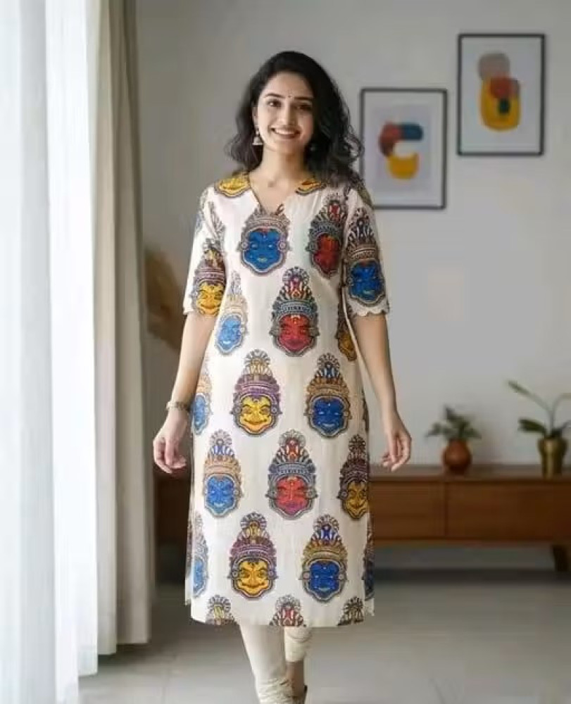 Trendy Cotton Printed Kurti for Women