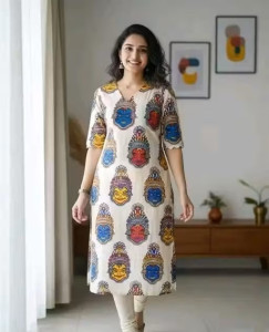 Trendy Cotton Printed Kurti for Women