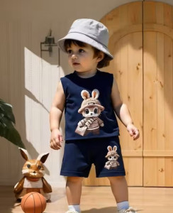 Sando Blue Teddy Kids Set