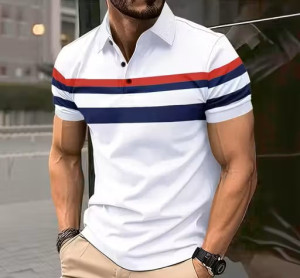 Eyebogler Polo Cotton Blend Half‑Sleeve T‑Shirt