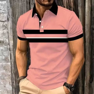 Mens Casual Trendy Look Regular Fit Short Sleeve Shirt