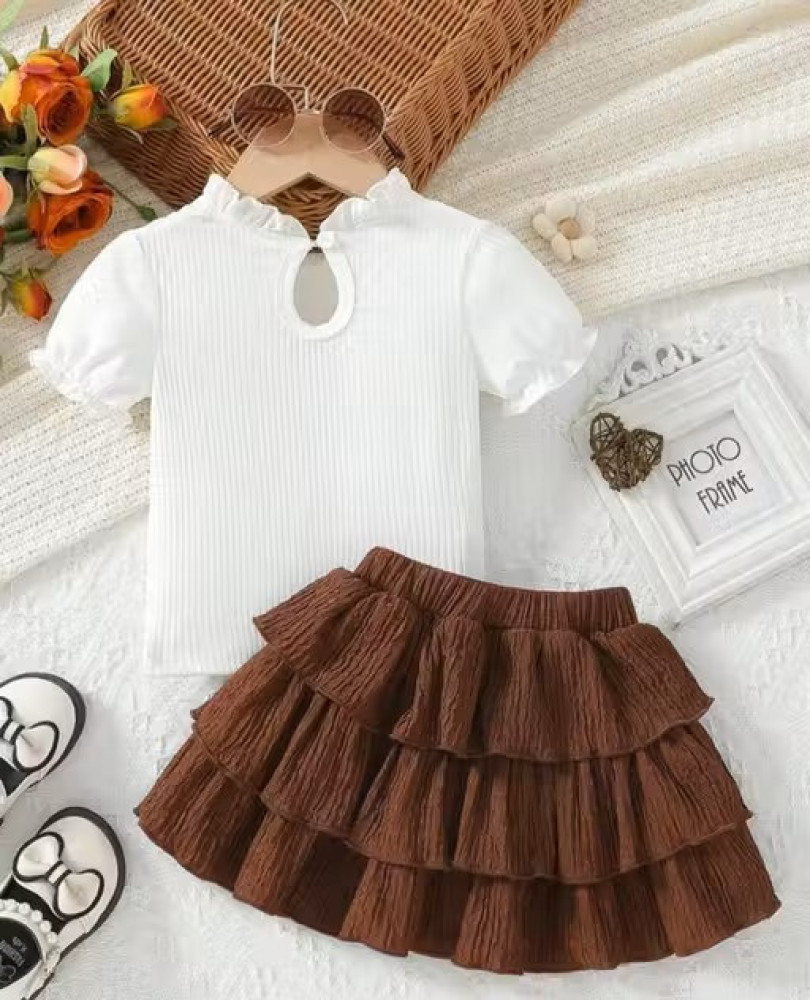 Baby Girls Top & Skirt Clothing Set