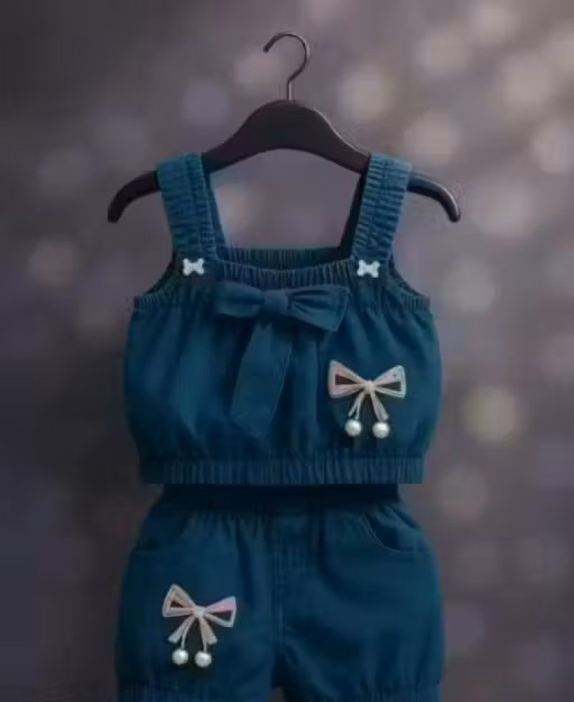 Perrite Girl Stylish Top & Shorts Set