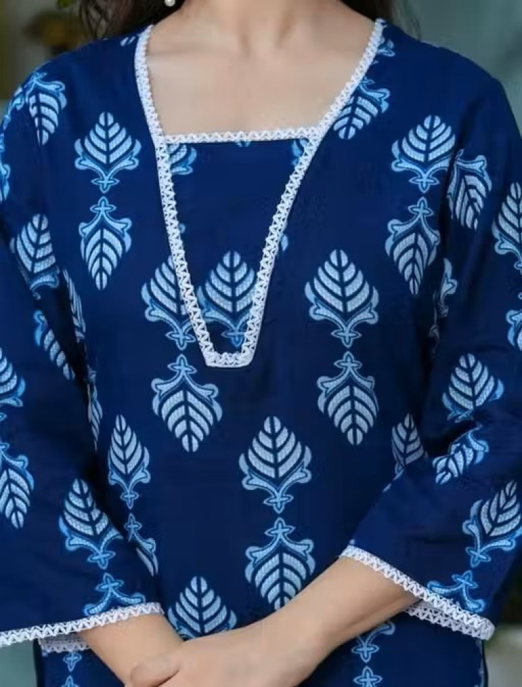 Jaipuri Print Trendy Rayon Straight Kurta